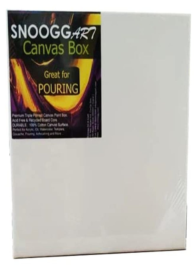 سنوج صندوق الرسم على قماش من سنوغ آرت للأعمال الفنية الثقيلة والصب، والطلاء السائل، والكحول، والراتنج (المقاس: 10×12) عبوة من 4 قطع - Image 2